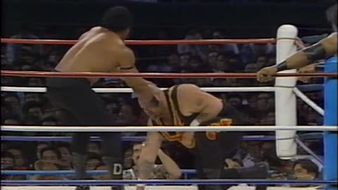 (1991.03.21) Big Van Vader & Crusher Bam Bam Bigelow vs Butch Reed & Ron Simmons - NJPW Starrcade