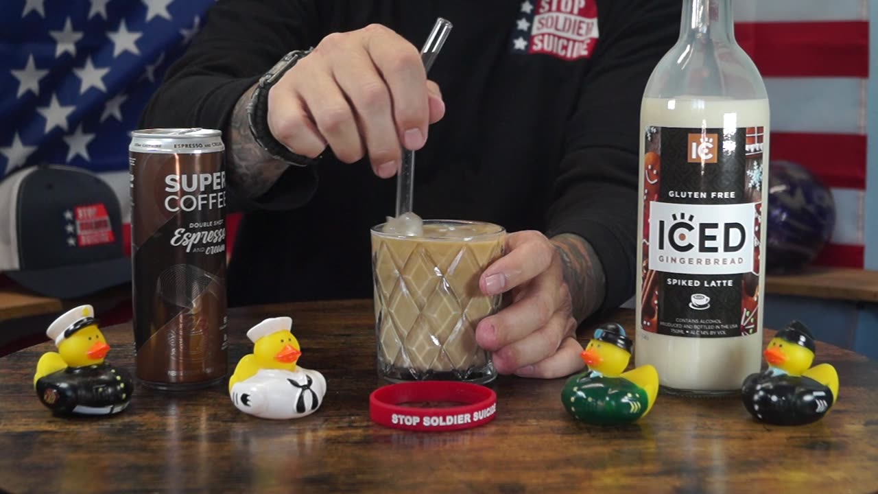 John Salhany - Iced Gingerbread Spiked Latte & Super Coffee Double Espresso & Cream