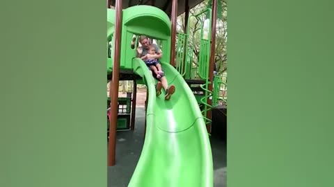 Funny Babies Playing Slide Fails - Cute Baby Videos