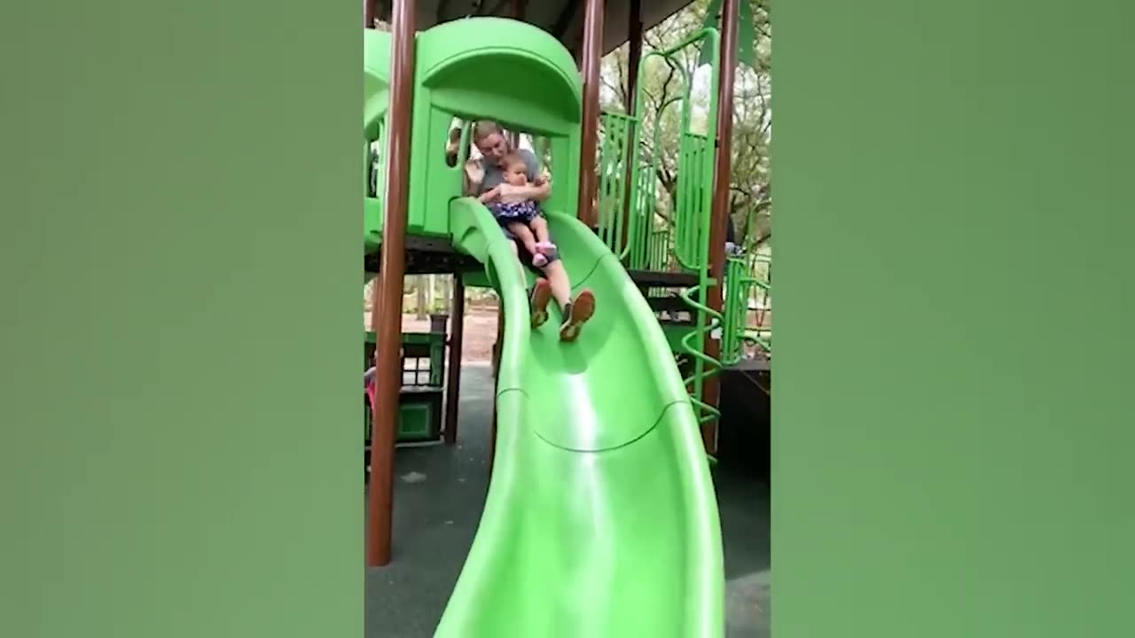 Funny Babies Playing Slide Fails - Cute Baby Videos