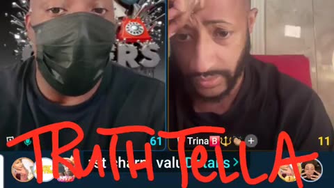 MESSY CALLER EVENING SHIT SHOW GOES LEFT WHEN PEDO-FLOP TRINA B TALKS ABOUT MC MOTHER