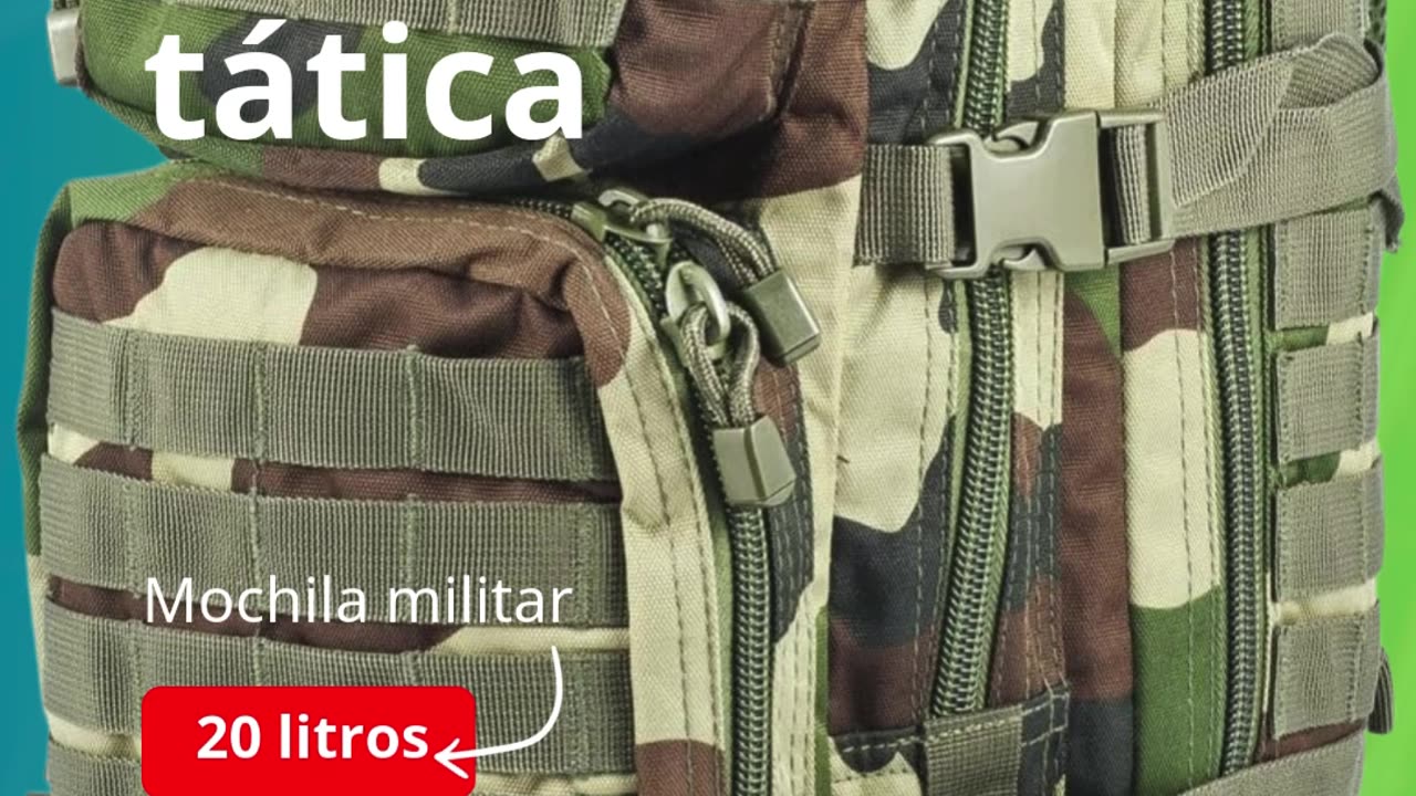 Mochila tática 20 litros