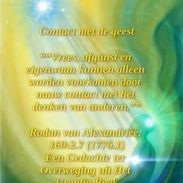 Contact met De Geest