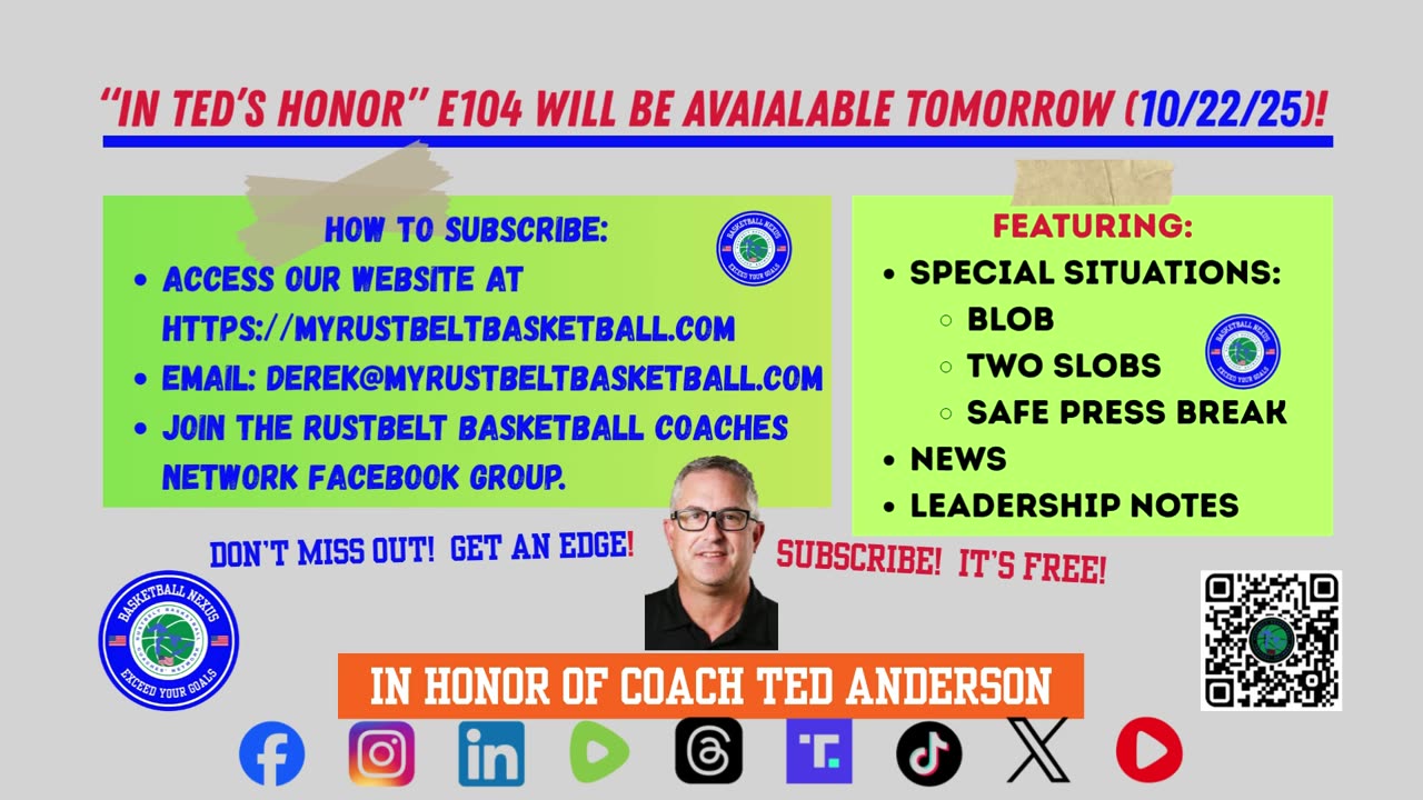 Don't Miss V104 of In Ted's Honor!