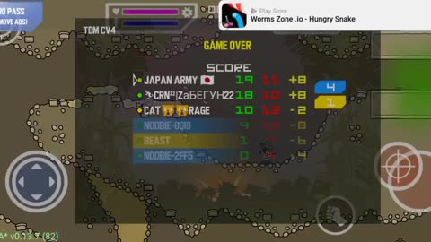 Mini militia Japan player 🇯🇵Vs Russia pro player 🇷🇺 challenge match