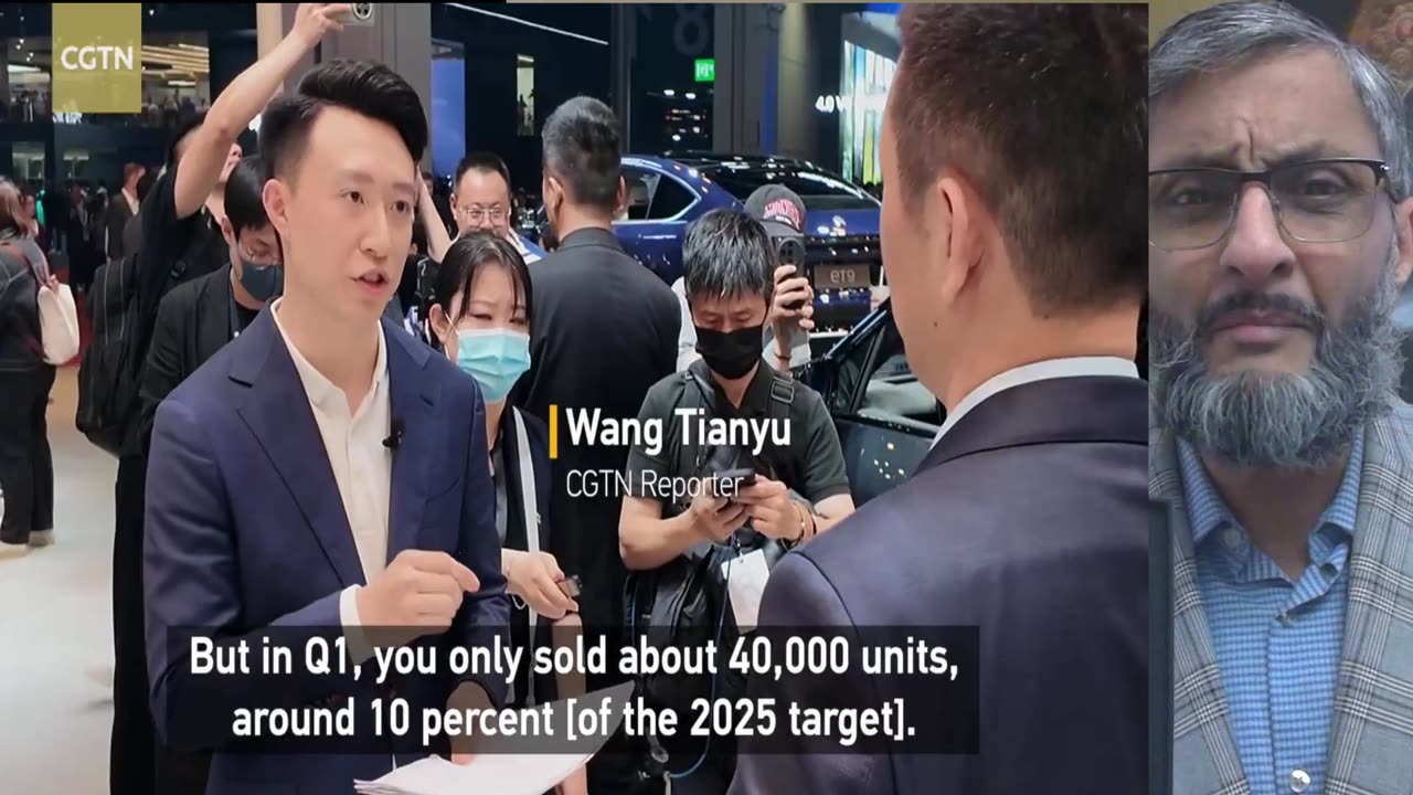 Nio CEO Just Interviewed At The 2025 Shanghai Auto Show #Nio
