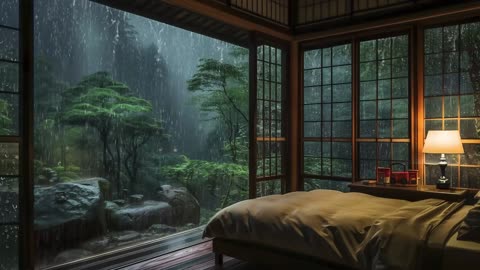 Fall Asleep Instantly – Relaxing Rain Sounds & Sleep Music for Insomnia and Stress Relief