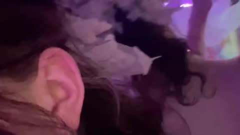 Goth tgirl in home