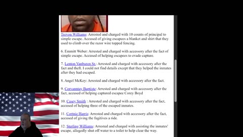 10 escaped prisoners in New Orleans.