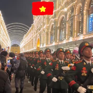 Vietnamese Army attends military parade in Russian Federation