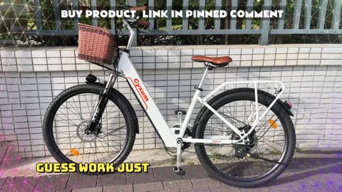 Cysum Cityrun Electric Bike 250W Motor 36V 10Ah Battery 26" Adult Electric Bike