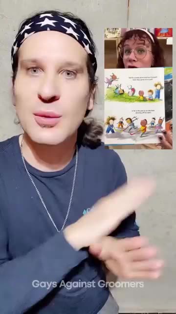 Buffalo Grill aka "Lilly" Contino read a transgender children's book