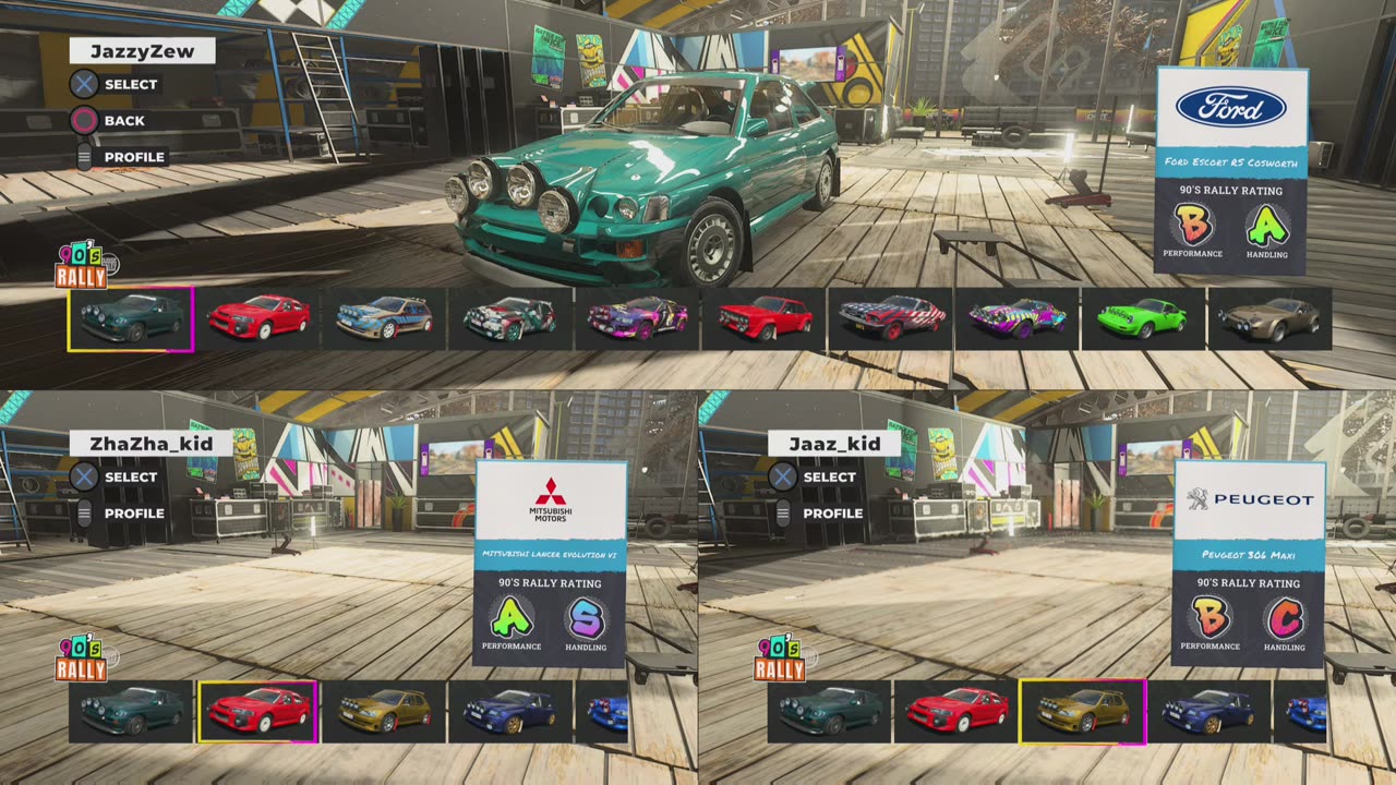 3 player split screen Dirt 5