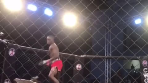 Hard Punch Sends Mouthpiece Into The Crowd