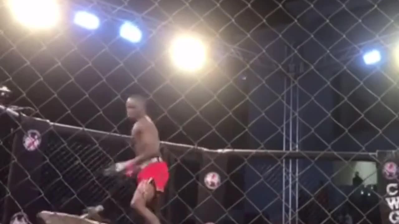 Hard Punch Sends Mouthpiece Into The Crowd