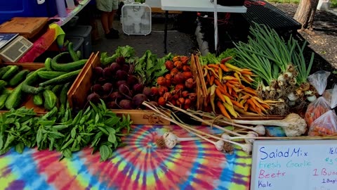 It's HOT at the South County Seasonal Farmers Market! 7-19-25