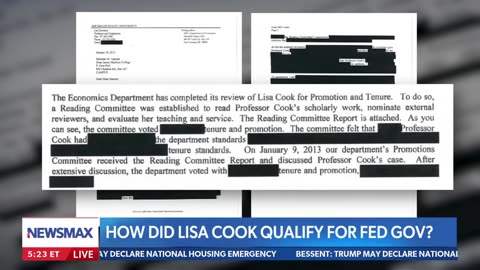 Leaked Documents Reveal Lisa Cook’s Questionable Qualifications