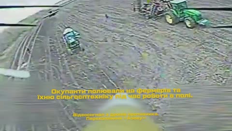 Russian Attack On Ukrainian Farmers is Strait Up Terrorism and A War Crime on Video