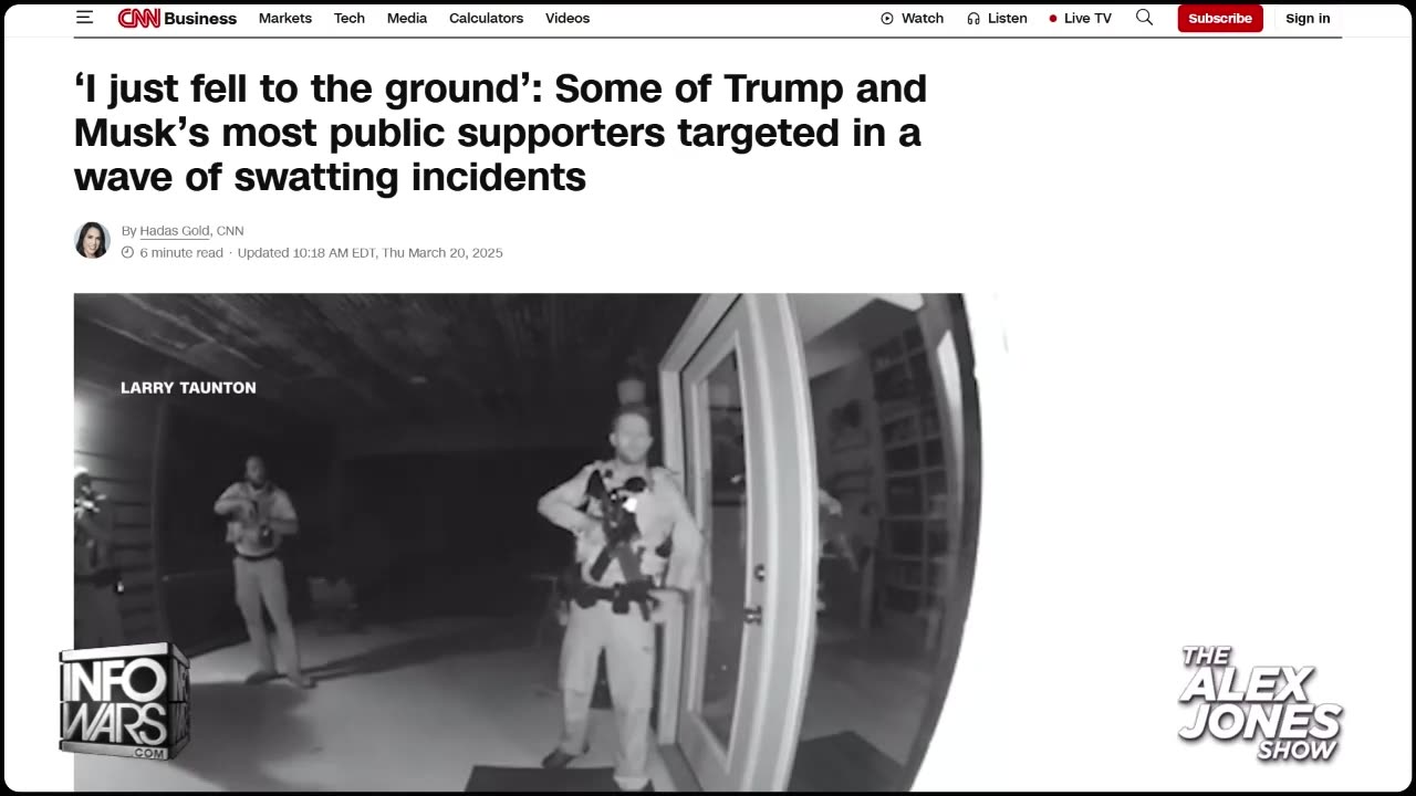 High-Level State & Federal Officials Have Reached Out To Infowars Host Owen Shroyer