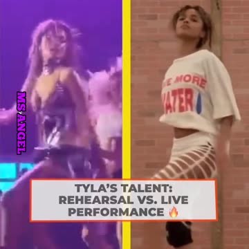 TYLA'S TALENT :REHEARSAL VS LIVE PERFORMANCE 🔥🔥