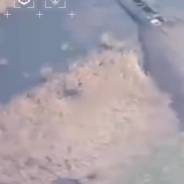 Dropping Landmines Along River Crossing Behind Russian Lines