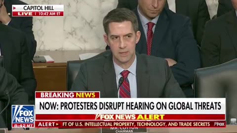 How did China-backed Code Pink protestors infiltrate an Intelligence Hearing today?