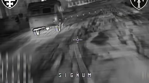 Russian Transport Van Comes Under Attack Overnight(Incredible Footage)