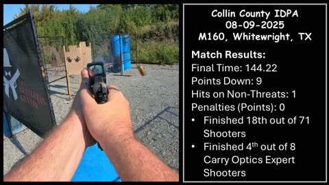250809 Michael IDPA Match M160