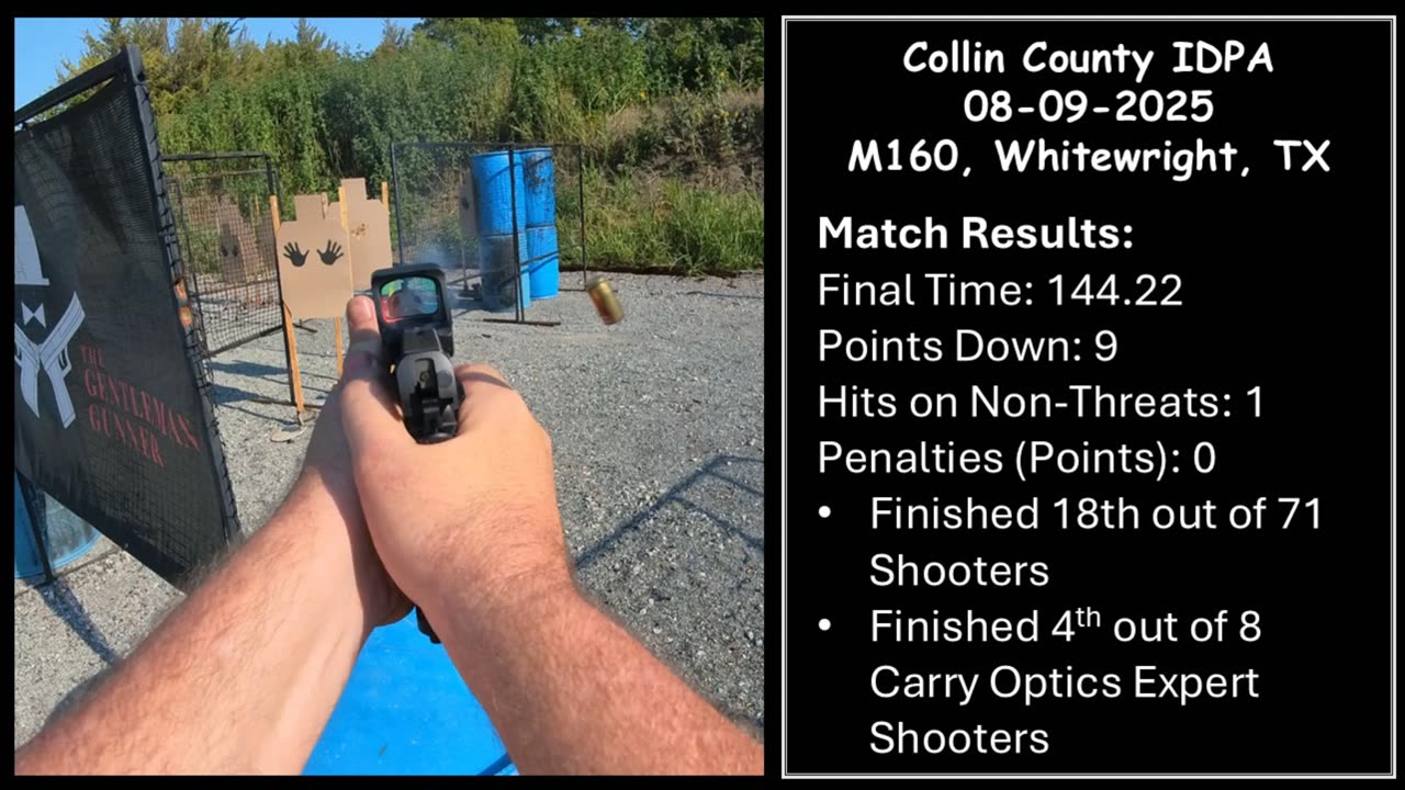 250809 Michael IDPA Match M160