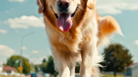 Hilarious Video Showing A Dog With Sunglasses Skateboarding