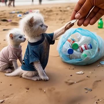 This is so Cute Black & White Cat Believe
