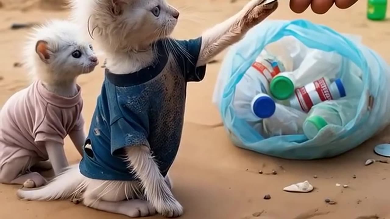 This is so Cute Black & White Cat Believe