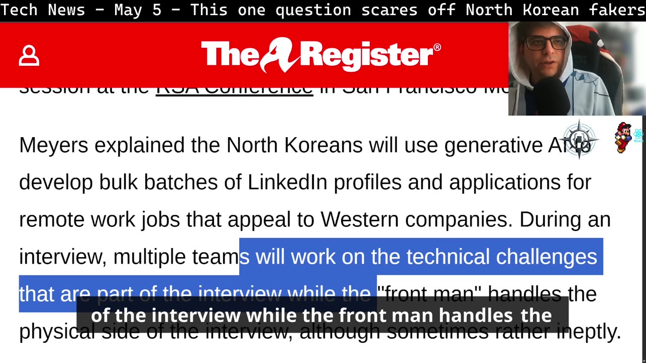 this one question will scare north korean IT fakes