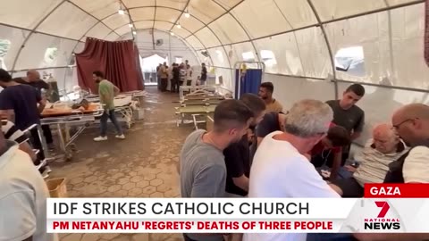 Tragedy strikes Catholic church in Gaza - 7NEWS Australia