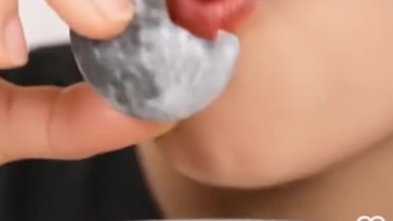 Asmr. Eat rose, moon, strawberry 🤤