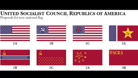 WILL COMMIE LIBTARDS & SOCIALIST TRUMPTARDS AGREE ON THE FLAG OF THE NEW REPUBLIC THEY BUILT?