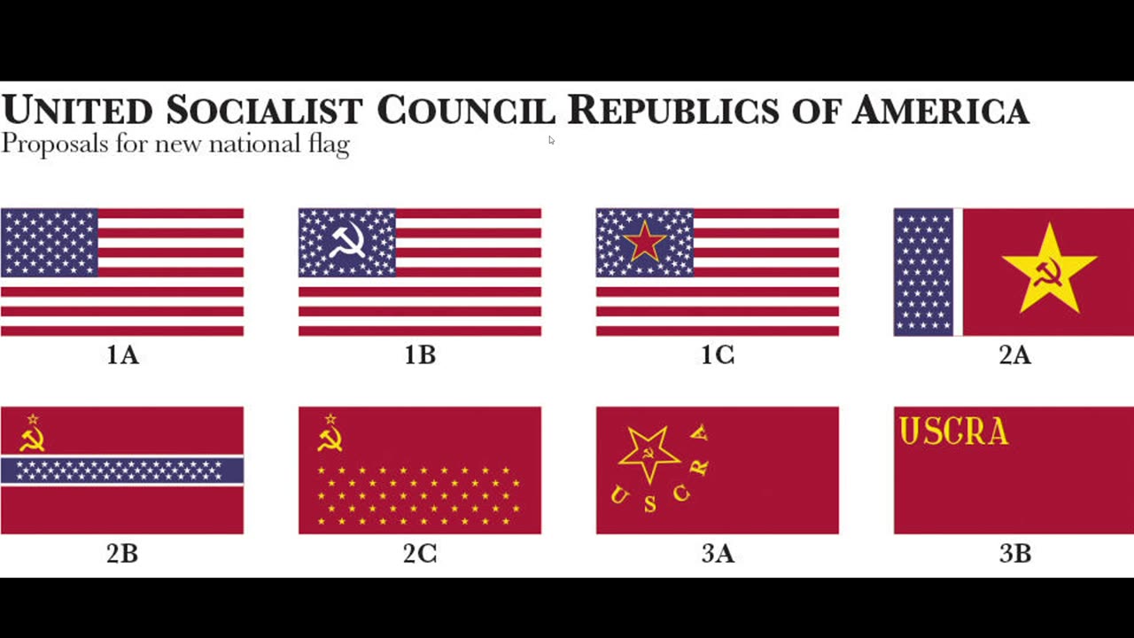 WILL COMMIE LIBTARDS & SOCIALIST TRUMPTARDS AGREE ON THE FLAG OF THE NEW REPUBLIC THEY BUILT?