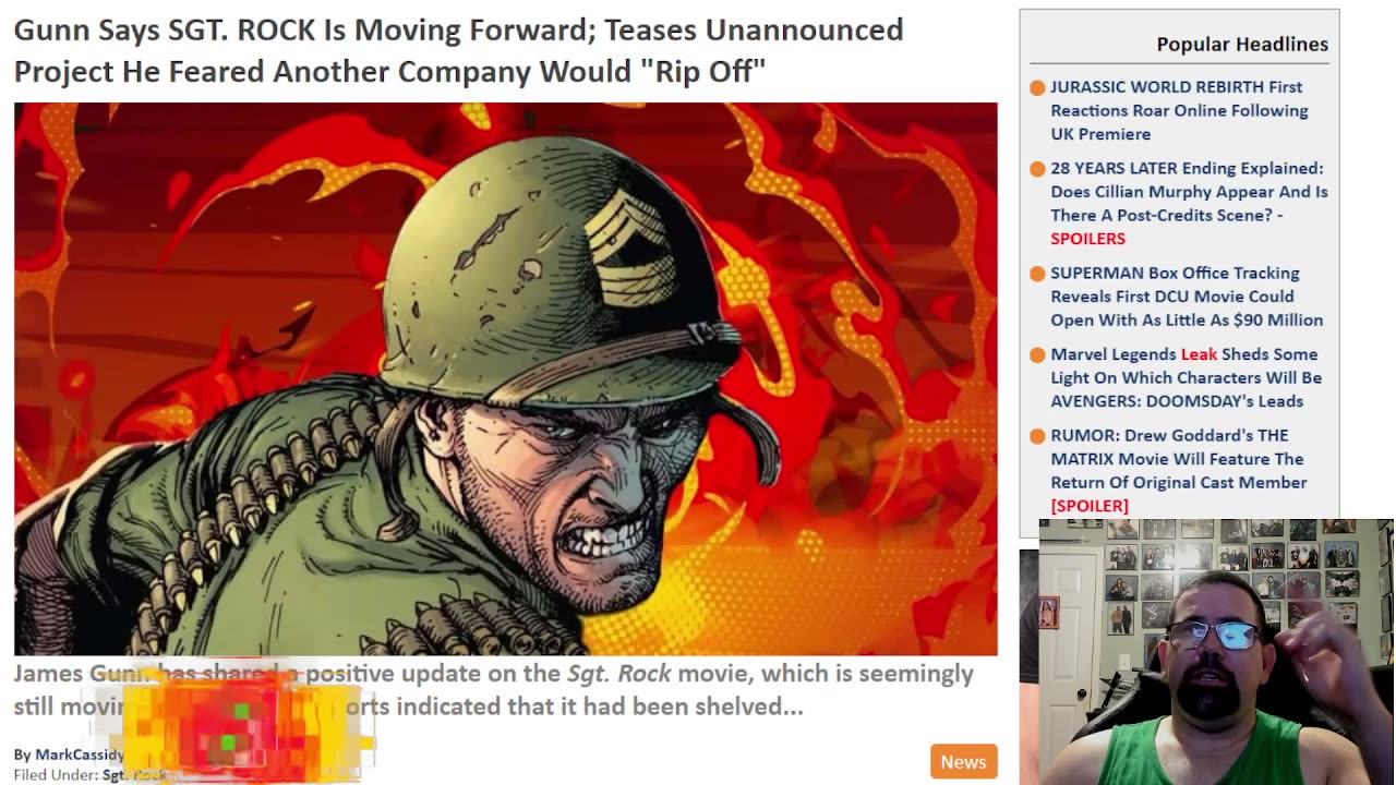 James Gunn Confirms SGT Rock Movie Still Moving Forward With Production