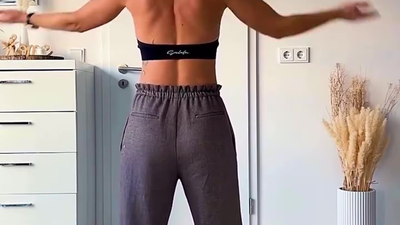 Back fat workout at home 💪💪💪
