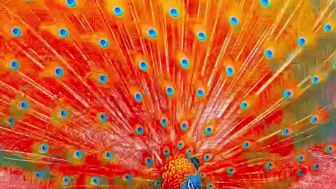 unbelievable colors! these peacocks don’t even look real