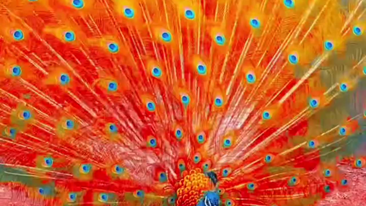 unbelievable colors! these peacocks don’t even look real