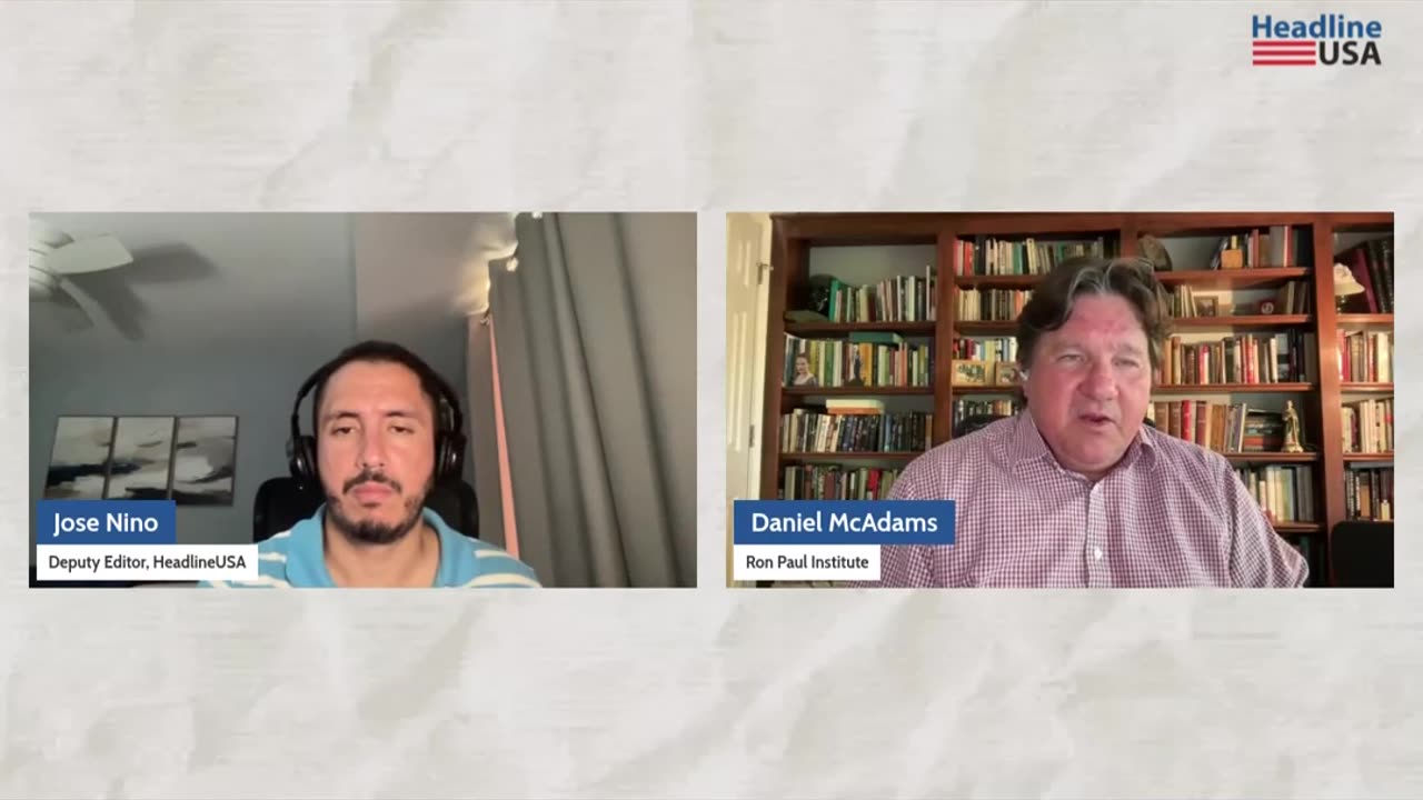 Daniel McAdams explains a shift in Republican Support for Israel to host José Niño