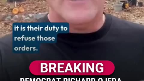 Politics - 2025 Liberal Degenerate Dickhead Ojeda Doubles Down Ignorant Treason Sedition Rhetoric