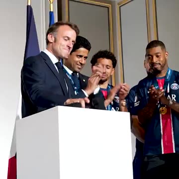 Macron pret në Elysse skuadrën e PSG