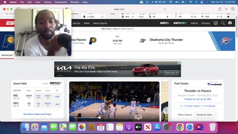 NBA finals game 7 pick Pacers vs Thunder