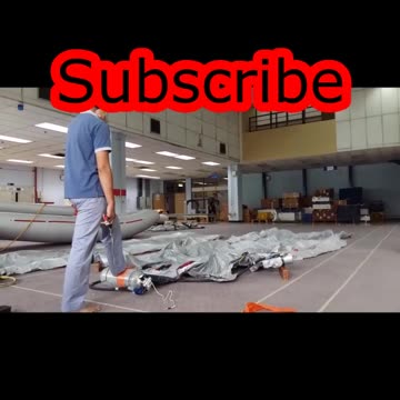 Funny How They Test Escape Slide in Workshop #Aviation #Flying #AeroArduino