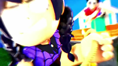 Squid Game DOLL vs Wednesday Addams_😱PK XD Funny Challenge #pkxd #squidgame #challenge #shortsaas
