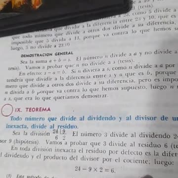 En la aritmetica encontramos teoremas con sus demostraciones que explican metodos del algebra