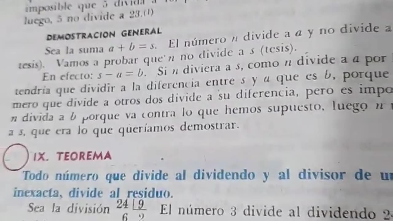 En la aritmetica encontramos teoremas con sus demostraciones que explican metodos del algebra