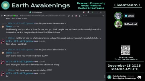 Earth Awakenings - Livestream 1 - #4207